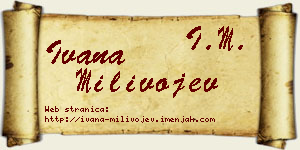 Ivana Milivojev vizit kartica